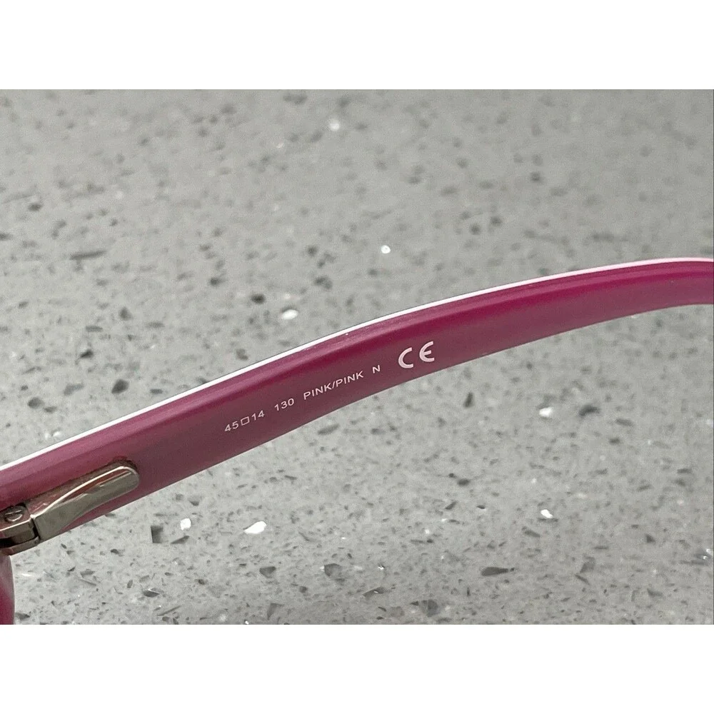 OCCHI 2007 Pink Eyeglasses Frames ONLY 45-14-130 Oval purple kids